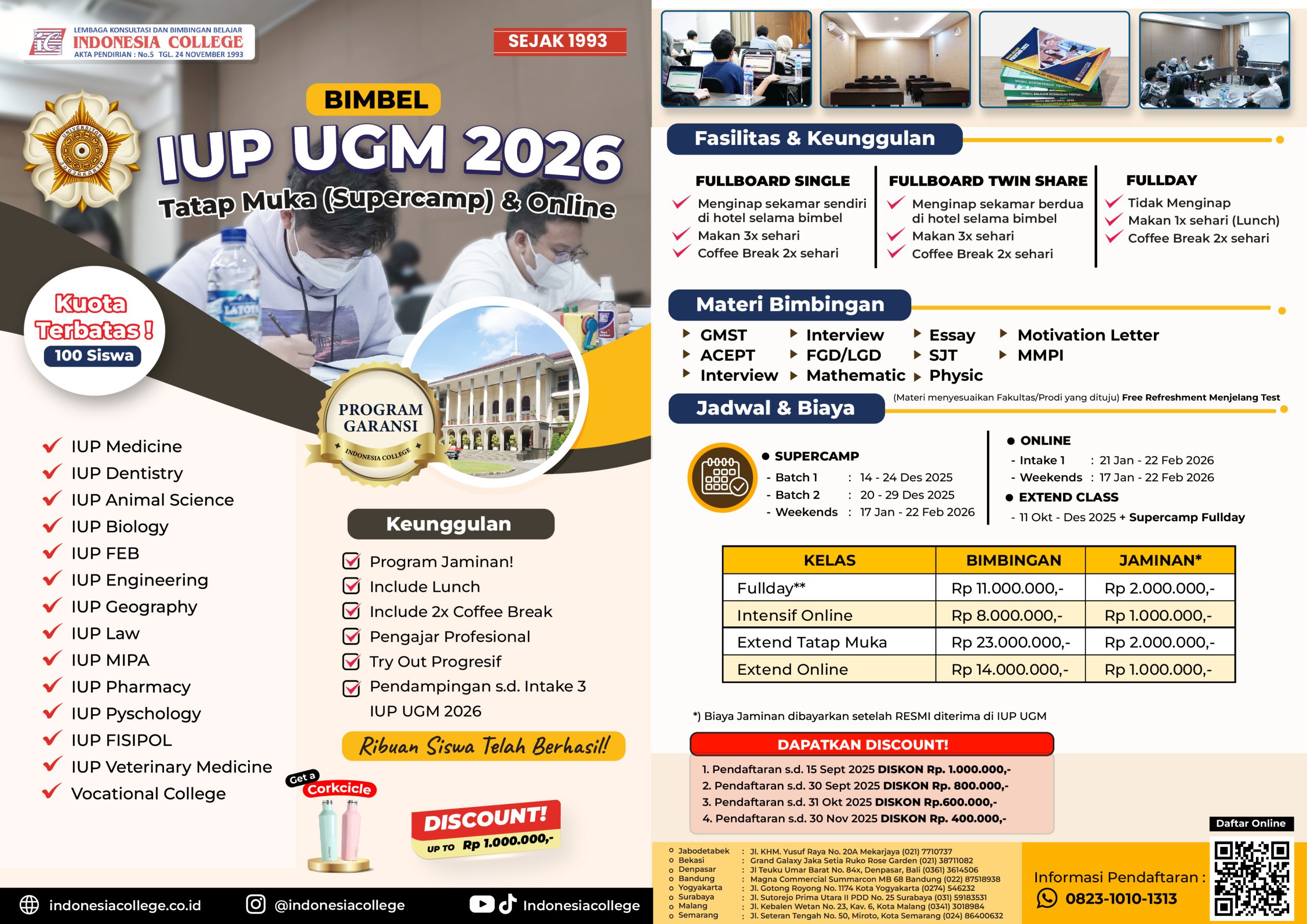Bimbel IUP UGM 2026