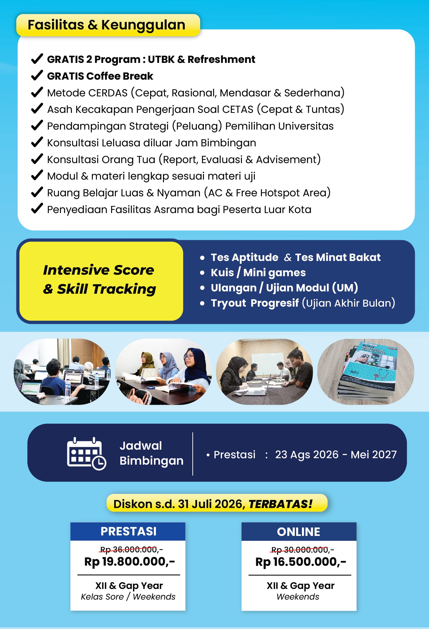 Bimbel Kelas Internasional 1 Tahun Ajaran 2027 